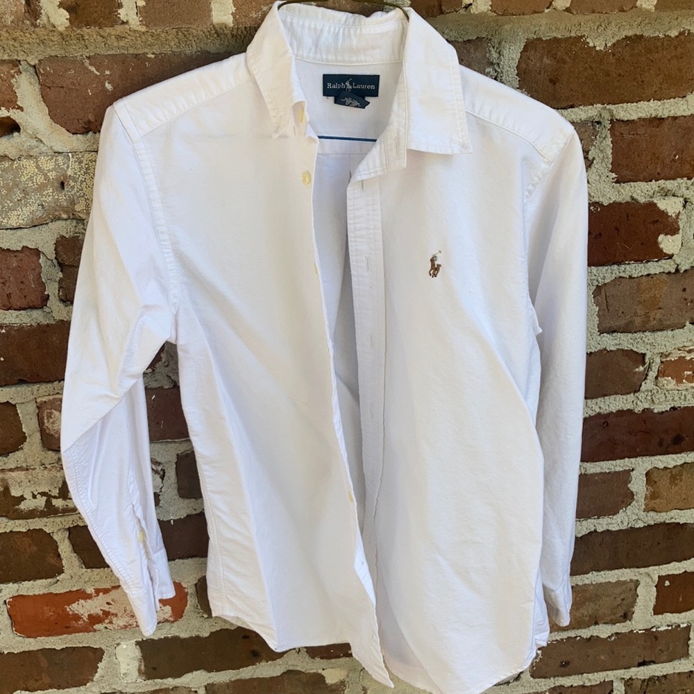 Boys long sleeve button down